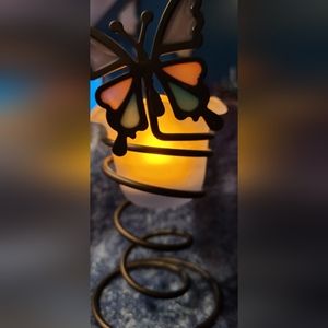 Vintage Candlelight Butterfly votive holder. $4 if bundled